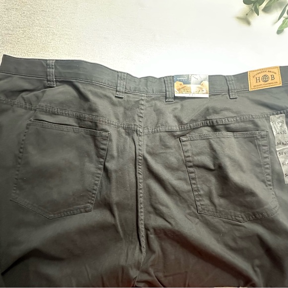 NWT Harbor Bay HB Authentic Brand Quality Clothing Co. Men’s Black Pants 54x32 - Picture 5 of 14